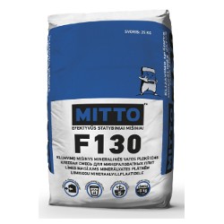 Klijavimo mišinys mineralinės vatos plokštėms MITTO F130 (25 kg)